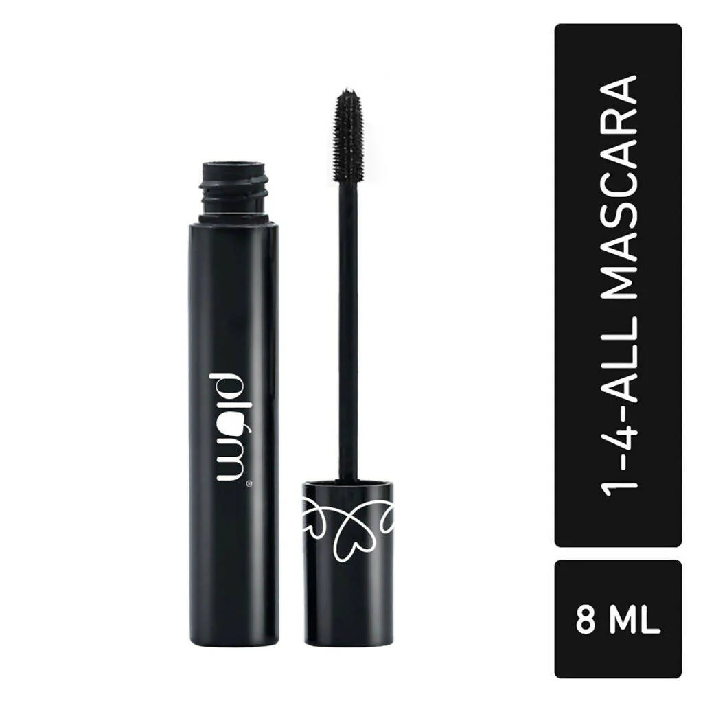 Plum Lash Drama 1-4 - All Mascara 01 Black - 8 ml