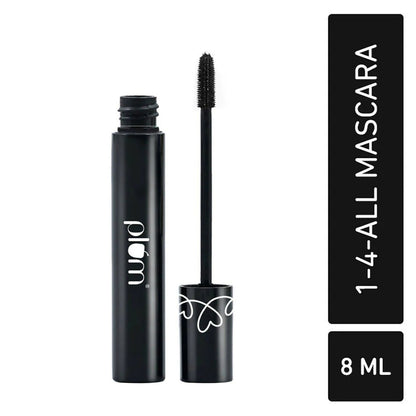 Plum Lash Drama 1-4 - All Mascara 01 Black - 8 ml