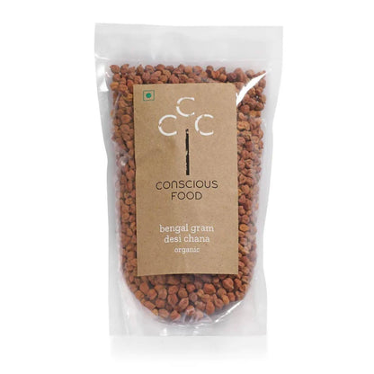 Conscious Food Organic Bengal Gram (Desi Chana) - 500 gm
