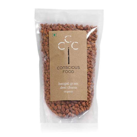 Conscious Food Organic Bengal Gram (Desi Chana) - 500 gm