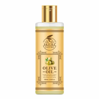 Skiura Nature Olive Oil For Anti Hair Fall, Thick Hair & Fast Hair Growth - 100 ml