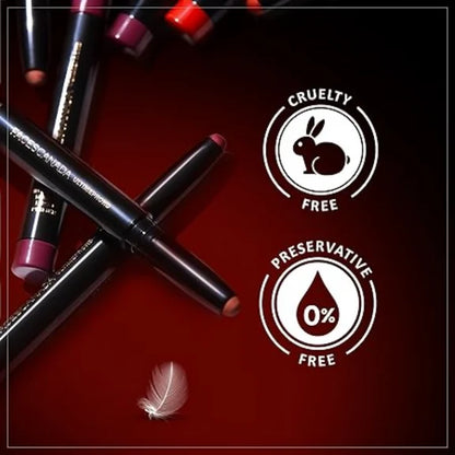 Faces Canada Ultime Pro Hd Intense Matte Lipstick + Primer - Red Bouquet (Red) - 1.4 gm