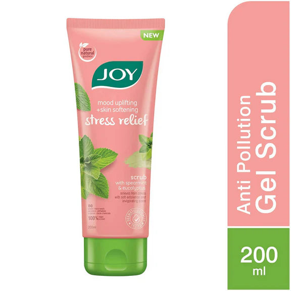 Joy Spearmint & Eucalyptus Face & Body Scrub - 200 gm
