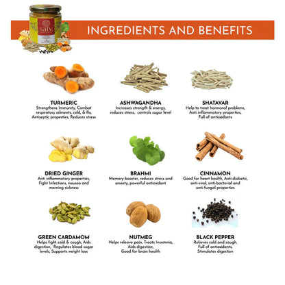 Satv Golden Turmeric & Herbs Milk Latte - 100 gm