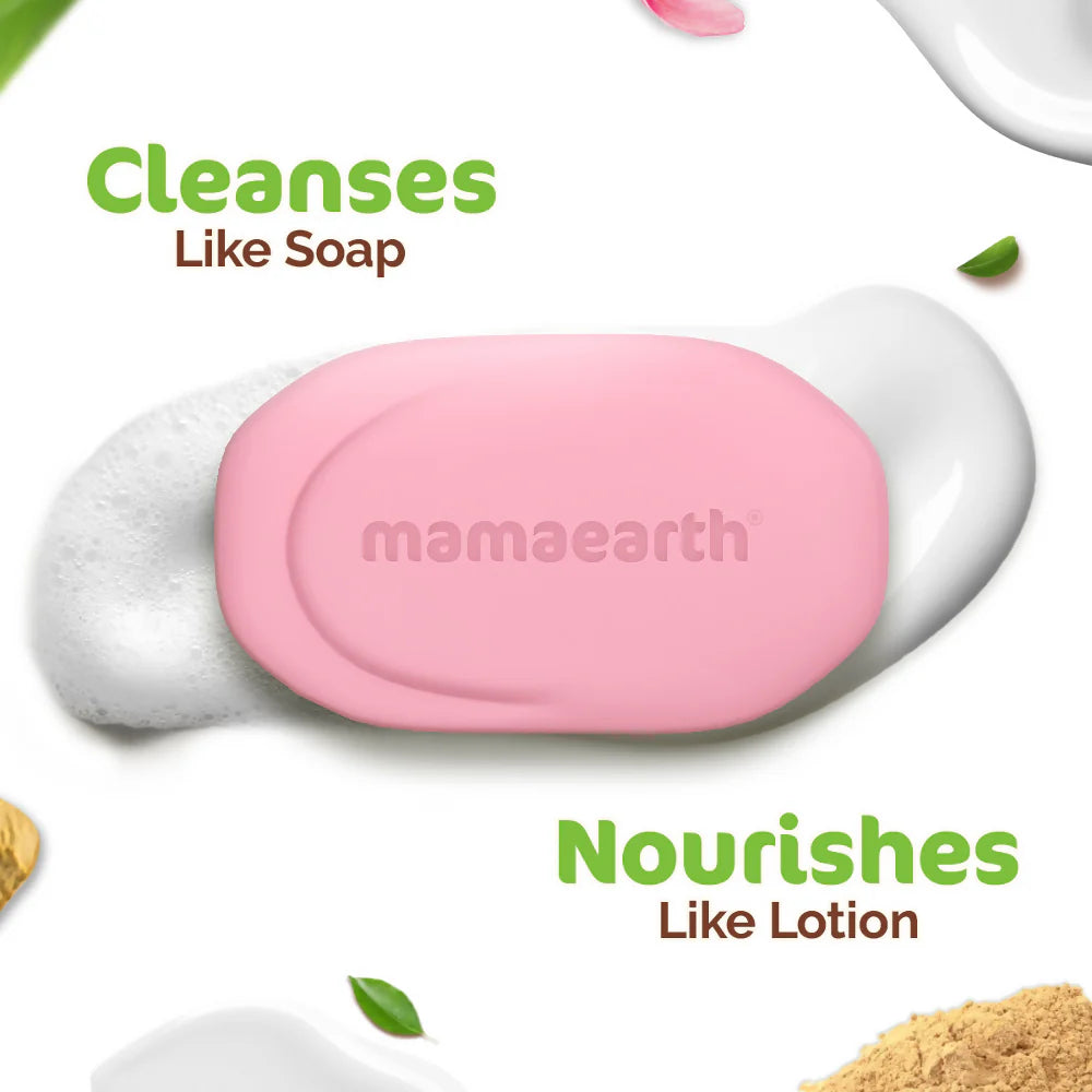 Mamaearth Multani Mitti Moisturizing Lotion Soap (Buy 3 Get 1 Free)