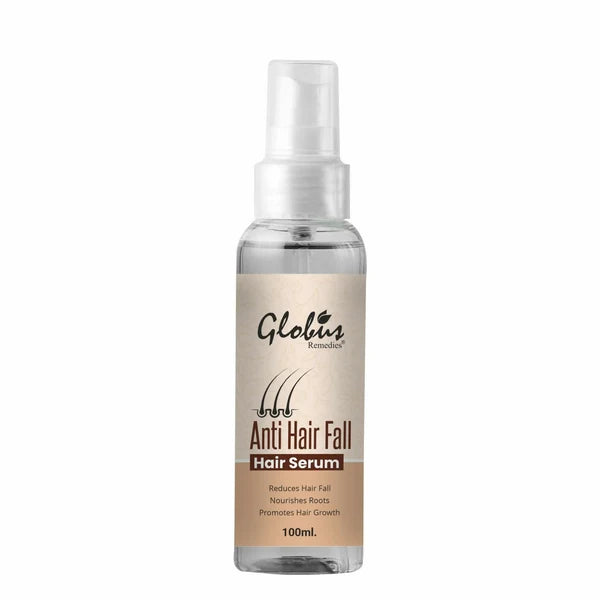 Globus Remedies Anti-Hair Fall Hair Serum, For Frizzy Hair, Smoothens Rough Ends, Adds Instant Shine - 100 ml