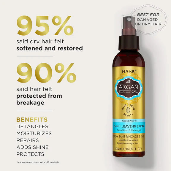 HASK Argan Oil 5-IN-1 Leave-IN-Conditioner Spray - 175 ml