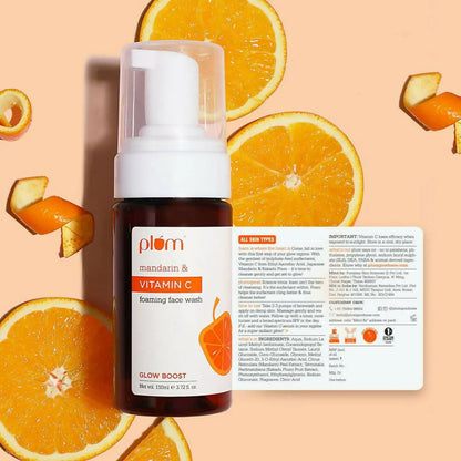 Plum Mandarin & Vitamin C Foaming Face wash - 110 ml