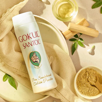 Gokul Santol Pure Sandalwood Talcum Powder - 300 gm