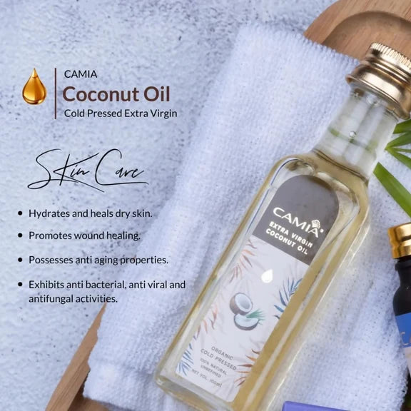 Camia Organic Cold Pressed Coconut Oil - 100 ml