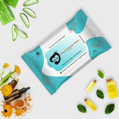 Oraah PCOS PCOD Care Combo (Kahwa Tea, Hair Removal Cream & Intimate Wipes) - Combo