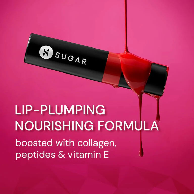 Sugar Cosmetics Partner In Shine Transferproof Lip Gloss - 11 Ruby Rioja - 3 ml