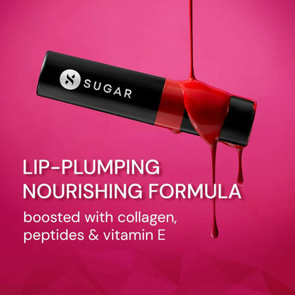 Sugar Cosmetics Partner In Shine Transferproof Lip Gloss - 11 Ruby Rioja - 3 ml