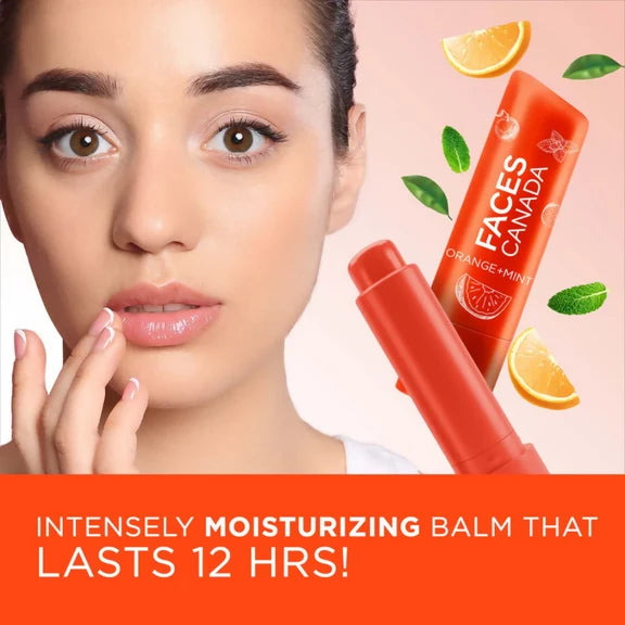 Faces Canada Vitamin C Lip Balm - Orange Mint - 4.8 gm