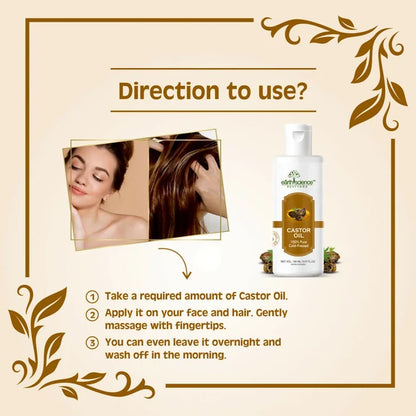 Earth Science Ayurveda 100% Pure Castor Oil - 150 ml