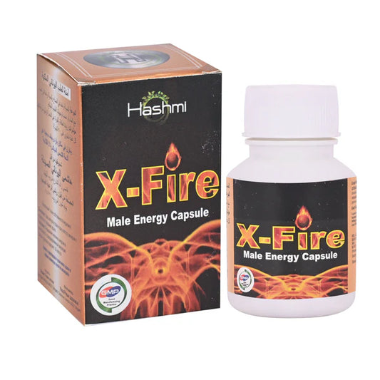 Hashmi Pharmacy X-Fire Capsule for Strength, Stamina, Energy, Power Men - 20 caps