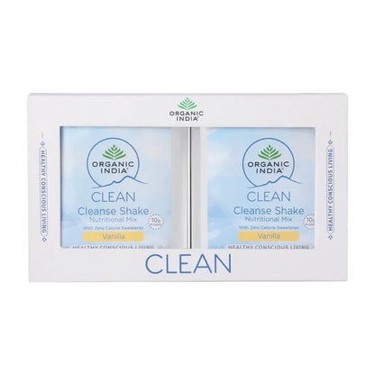 Organic India Clean Cleanse Shake Nutritional Mix -6 N - Vanilla