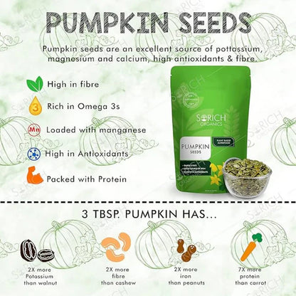 Sorich Organics Raw Flax Seeds & Pumpkin Seeds - combo