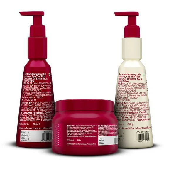 BBlunt 7 in 1 HAir Damage Repair Trio Combo - combo