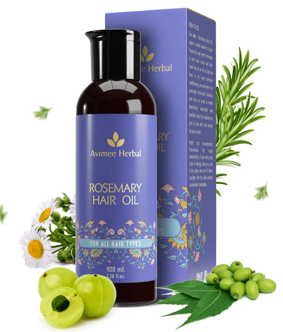 Avimee Herbal Rosemary Hair Care Routine Combo: Rosemary Water Spray & Rosemary Hair Oil - combo