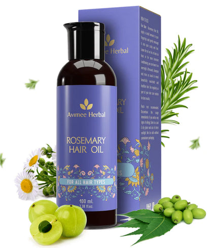 Avimee Herbal Rosemary Hair Care Routine Combo: Rosemary Water Spray & Rosemary Hair Oil - combo