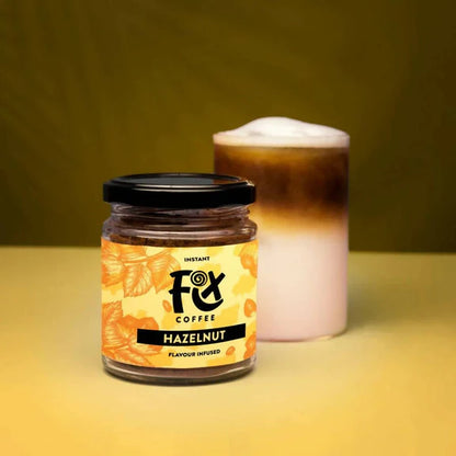 FIX Coffee Hazelnut Instant Coffee Powder - 50 gm