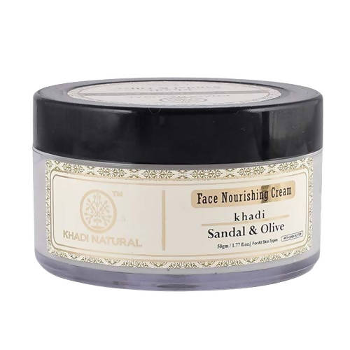 Khadi Natural Sandal & Olive Face Nourishing Cream - 50 gm