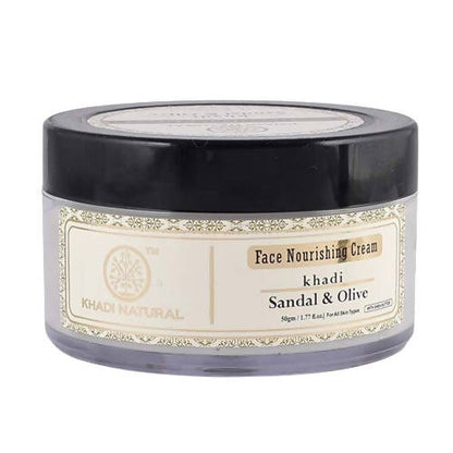 Khadi Natural Sandal & Olive Face Nourishing Cream - 50 gm