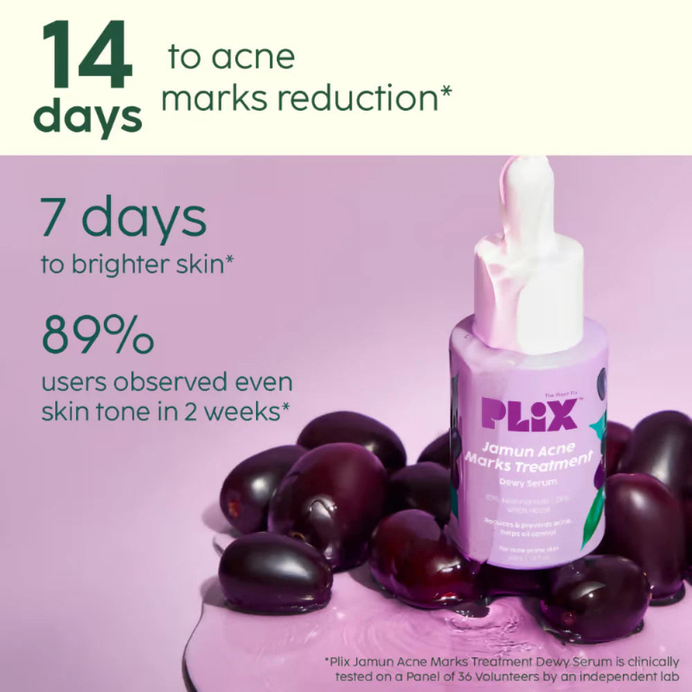 PLIX The Plant Fix 0.1% Salicylic Acid Mattifying Sunscreen SPF50+ PA+++ & Niacinamde Serum - combo