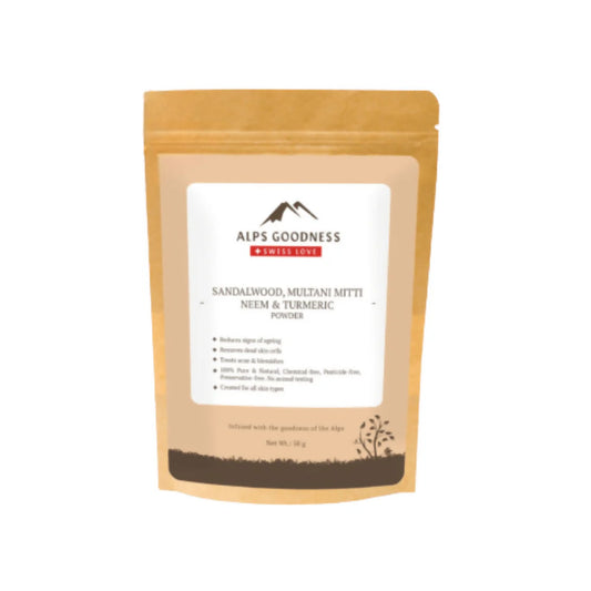 Alps Goodness Sandalwood,Multani Mitti,Neem & Turmeric Powder