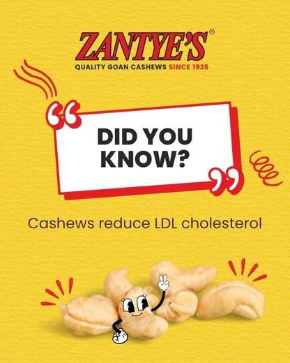 Zantye's Goan Cashew W320 Premium Kaju - 500 gm