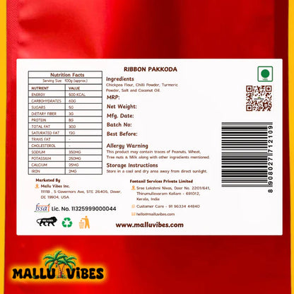 Mallu Vibes Ribbon Pakkoda - 100 gm