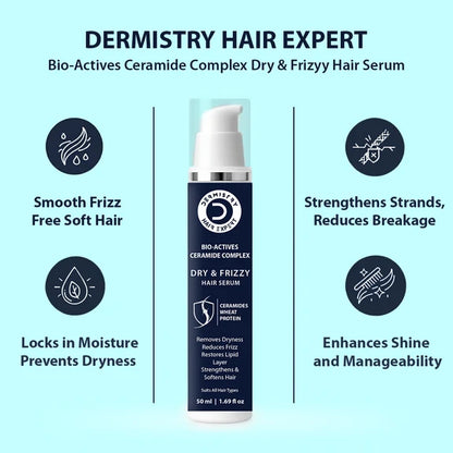 Dermistry Ceramide Hyaluronic Acid Protein Hair Mask & Serum - combo