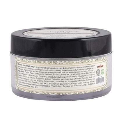 Khadi Natural Acne Pimple Herbal Face Cream - 50 gm