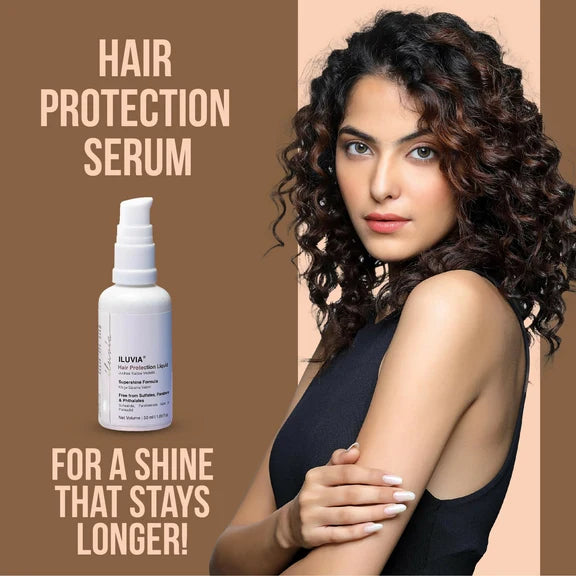 iluvia Hair Protection Serum - Coarse, Damaged, Very Frizzy Hair - 50 ml