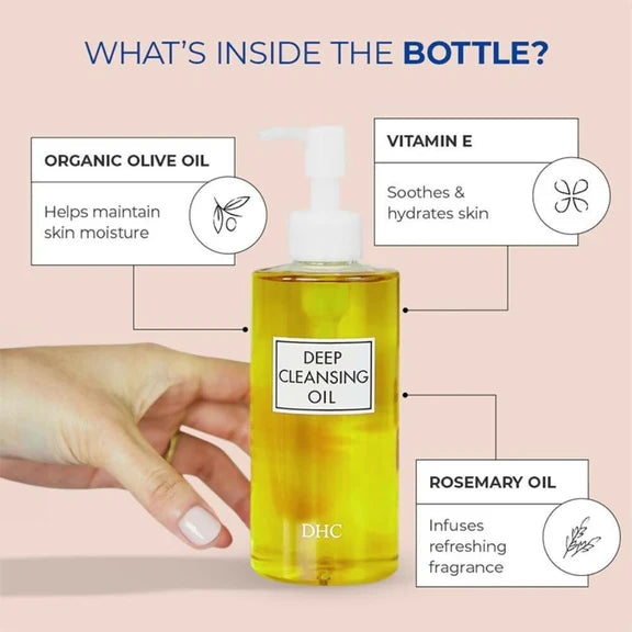 DHC Beauty Deep Cleansing Oil, Makeup Remover For All Skin Types - 30 ml