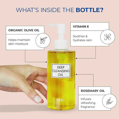 DHC Beauty Deep Cleansing Oil, Makeup Remover For All Skin Types - 30 ml