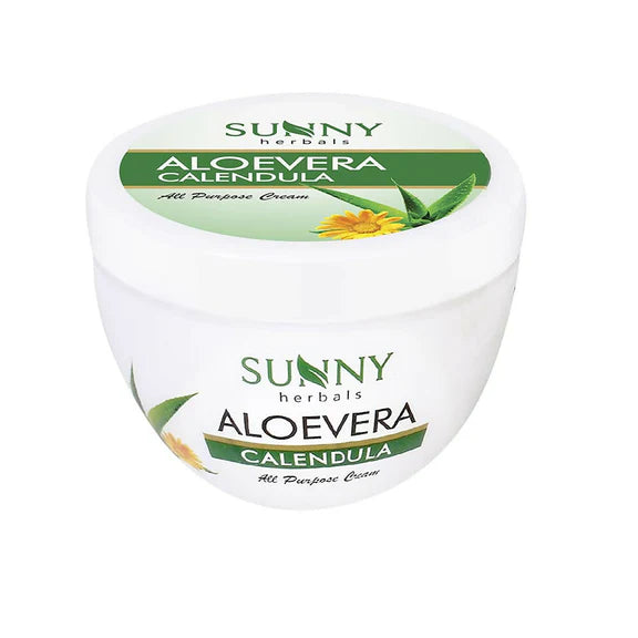 Sunny Herbals Aloevera Calendula All Purpose Cream - 125 gm - Pack of 2
