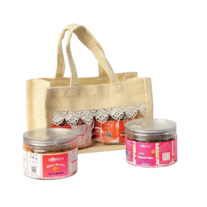 Sorich Organics Mini Light and Bites Hamper Diwali Gift - Gift Box