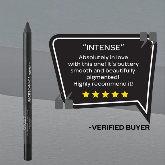 Faces Canada Ultime Pro Eye Pencil - Solid Black 02 - 1.2 gm