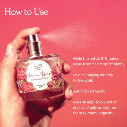 Sacred Grove Rani Baug: Hair Perfume For Women - 50 ml