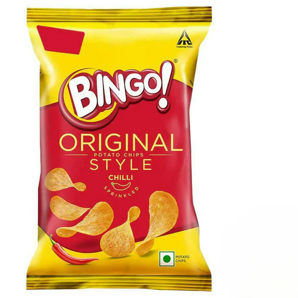 Bingo Original Chilli Sprinkled Potato Chips - 85 gm