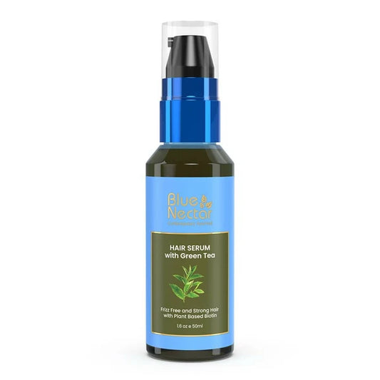 Blue Nectar Green Tea Hair Serum for Dry Frizzy Hair - 50 ml