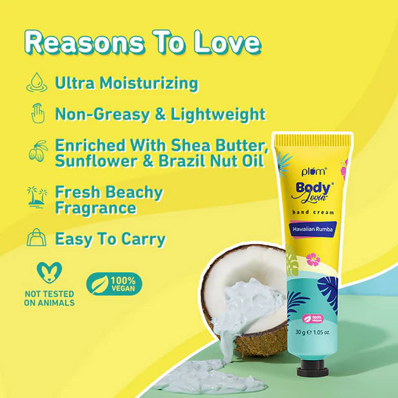 Plum Bodylovin' Hawaiian Rumba Hand Cream - 30 gm