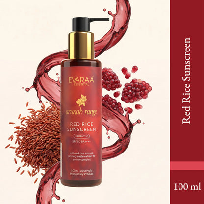 Evaraa Essential Red Rice Sunscreen - 100 ml