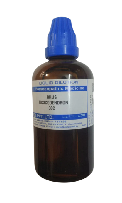 SBL Homeopathy Rhus Toxicodendron Dilution -6 CH - 30 ml
