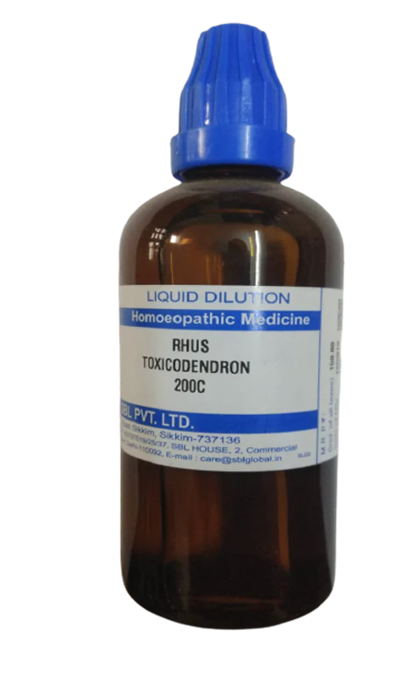 SBL Homeopathy Rhus Toxicodendron Dilution -6 CH - 30 ml