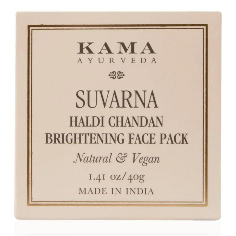 Kama Ayurveda Suvarna Haldi Chandan Brightening Face Pack