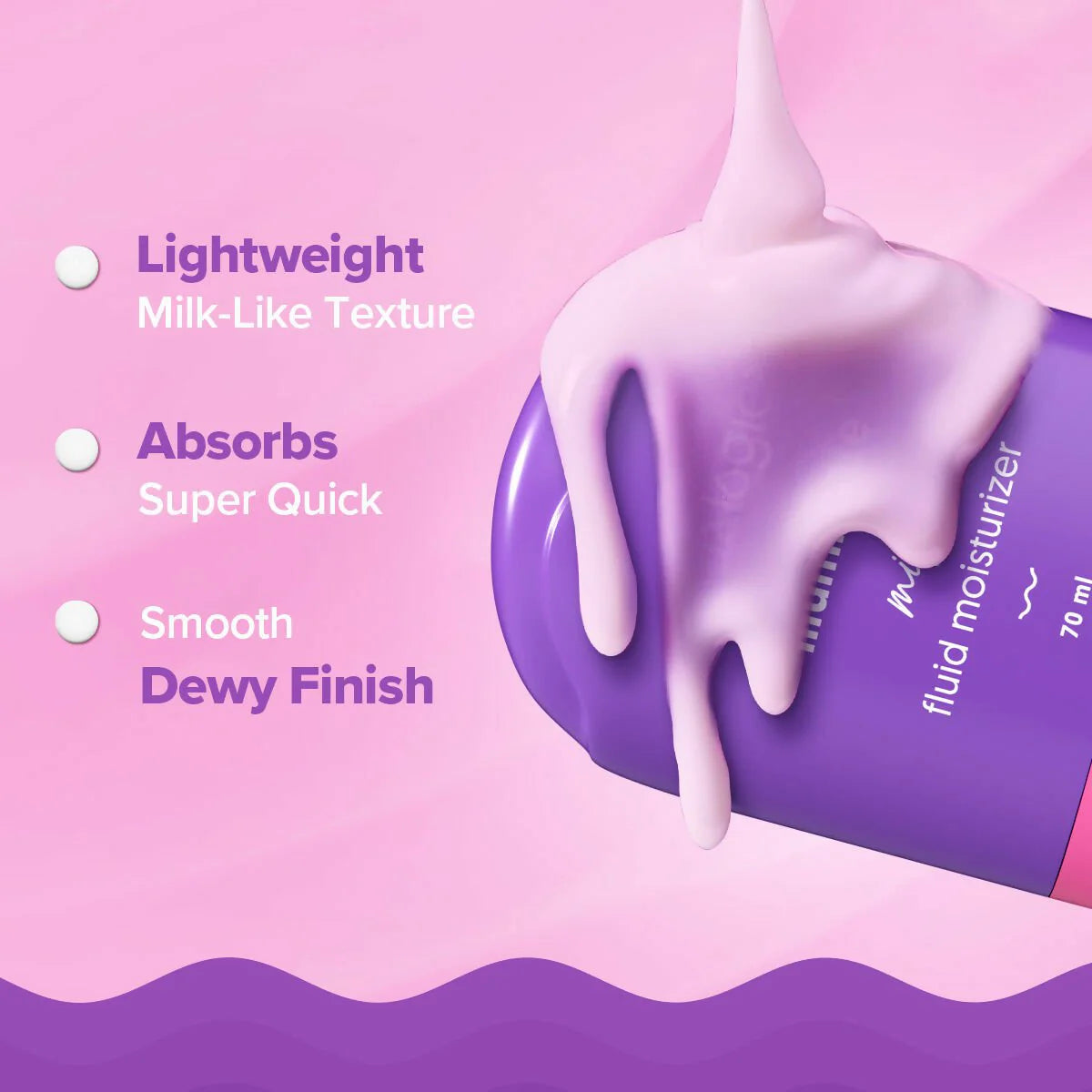 Aqualogica Illuminate+ Milk Fluid Moisturizer - 70 ml