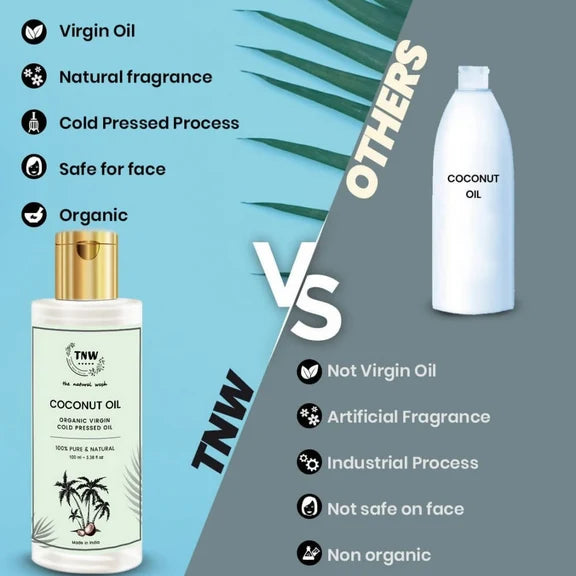 The Natural Wash Organic Virgin Coconut Oil - 100 ml